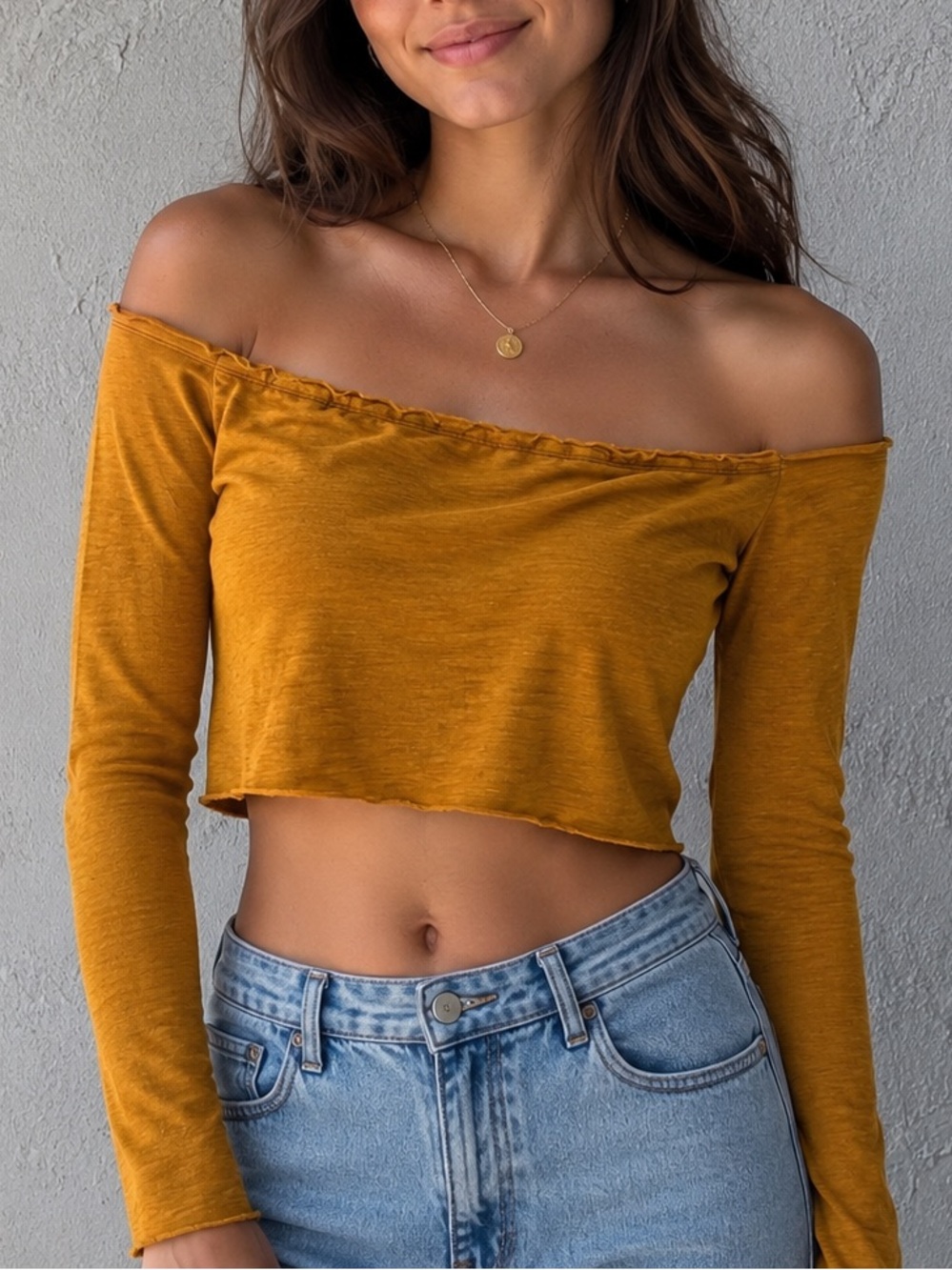 Relaxed Off-Shoulder Top